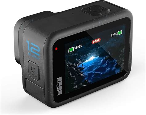 GoPro HERO12 Black Action Camera (Waterproof + Stabilization).